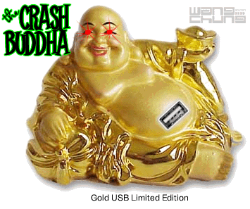 The Crash Buddha - Gold USB Limited Edition by Wang Chung Industries