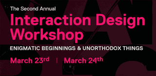 2018 Interaction Design Workshop at RIT on March 23rd 2018